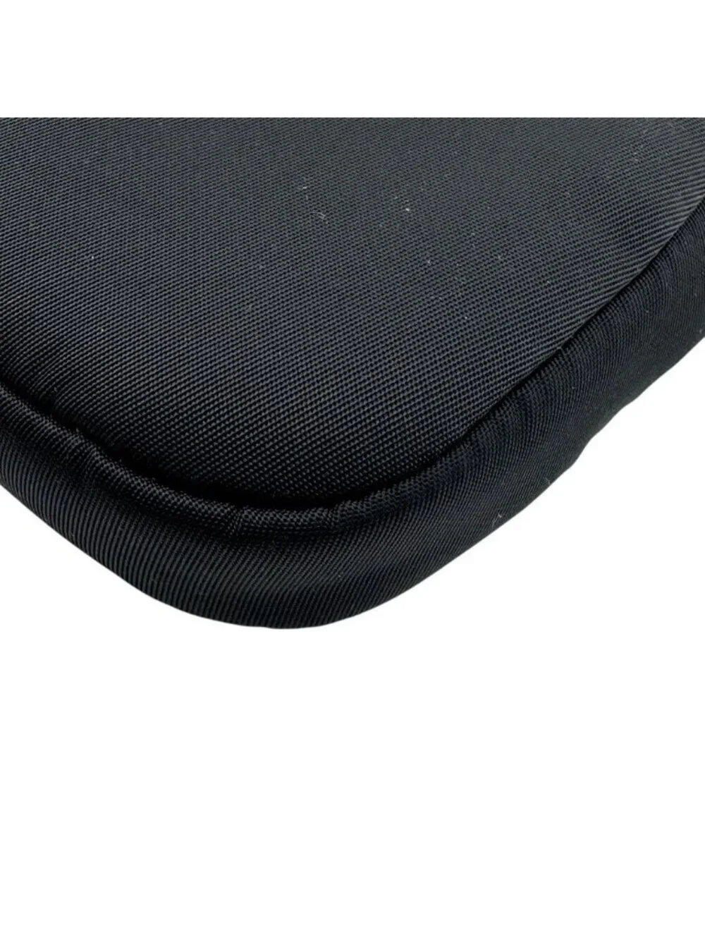 Prada Re-Nylon Mini Pouch Triangle Logo Black
